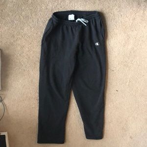 Large Black Champion Eco Sweatpants